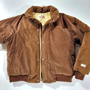 The North Face VTG 80s Corduroy Down Coat XL USA Made Unisex
